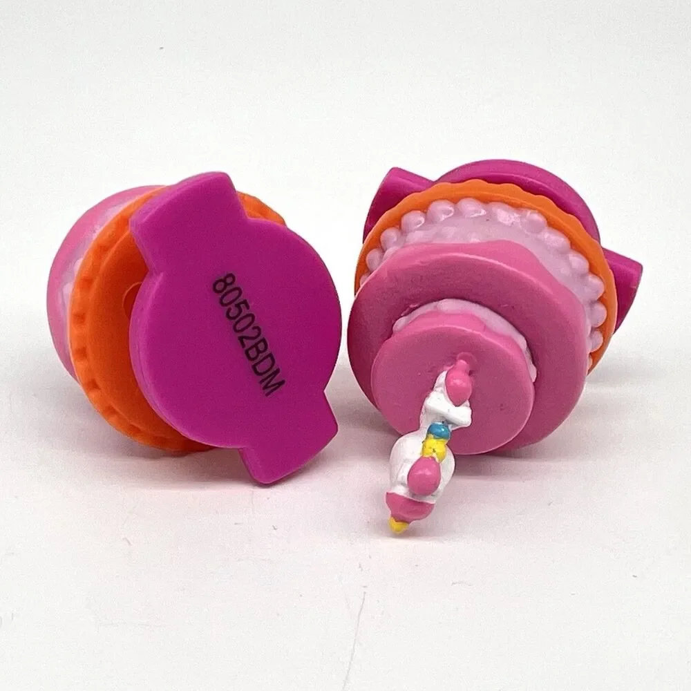 Party Popteenies Mini Figures Fashion Dolls w/ Cakes Lot of 2 Dolls Spin Master